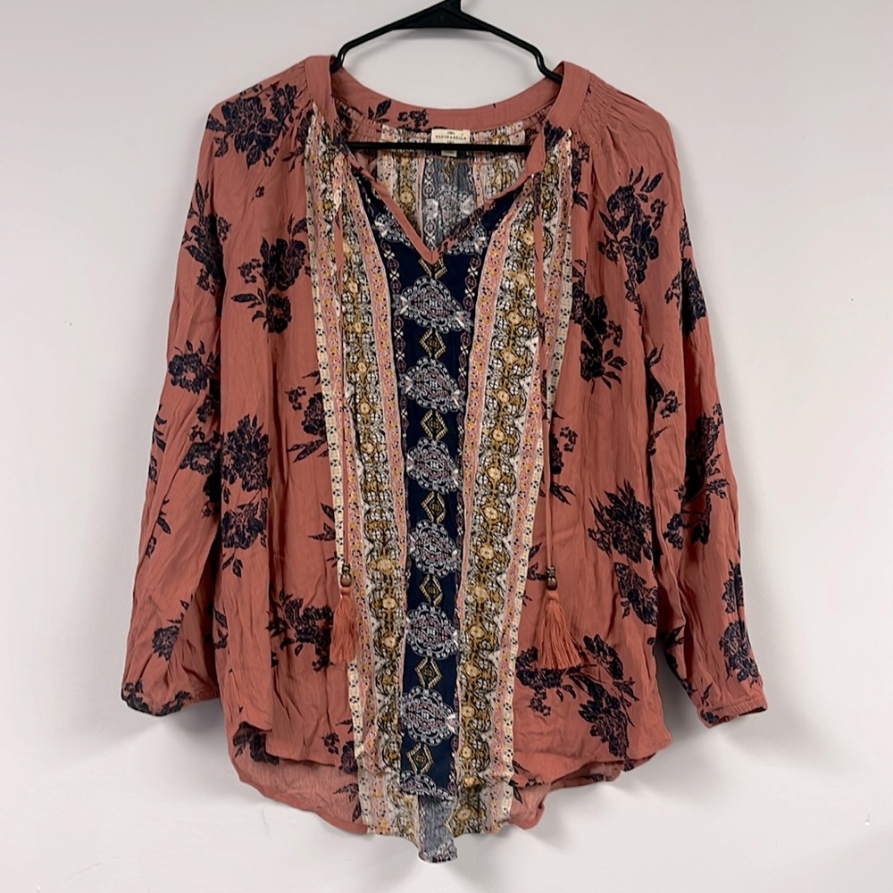 Mason & Belle Boho Long Sleeve Top